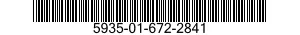 5935-01-672-2841 CONNECTOR,PLUG,ELECTRICAL 5935016722841 016722841
