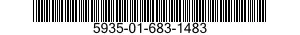 5935-01-683-1483 BACKSHELL,ELECTRICAL CONNECTOR 5935016831483 016831483