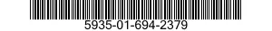 5935-01-694-2379 CONNECTOR,PLUG,ELECTRICAL 5935016942379 016942379