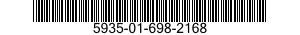 5935-01-698-2168 CONNECTOR,RECEPTACLE,ELECTRICAL 5935016982168 016982168