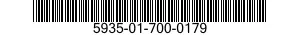 5935-01-700-0179 CONNECTOR,MODULAR RECEPTACLE,ELECTRICAL 5935017000179 017000179