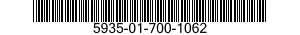 5935-01-700-1062 CONNECTOR,PLUG,ELECTRICAL 5935017001062 017001062