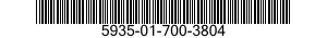 5935-01-700-3804 BRACKET,ELECTRICAL CONNECTOR 5935017003804 017003804
