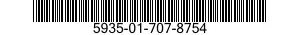 5935-01-707-8754 CONNECTOR,MODULAR PLUG,ELECTRICAL 5935017078754 017078754