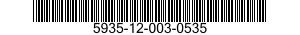5935-12-003-0535  5935120030535 120030535