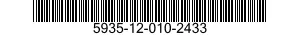 5935-12-010-2433 CONNECTOR,PLUG,ELECTRICAL 5935120102433 120102433