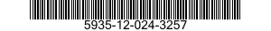 5935-12-024-3257 SOCKET,PLUG-IN ELECTRONIC COMPONENTS 5935120243257 120243257