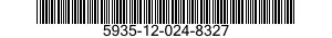 5935-12-024-8327 CONNECTOR,PLUG,ELECTRICAL 5935120248327 120248327