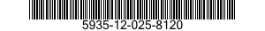 5935-12-025-8120 CONNECTOR,PLUG,ELECTRICAL 5935120258120 120258120