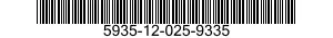 5935-12-025-9335 CONNECTOR,PLUG,ELECTRICAL 5935120259335 120259335