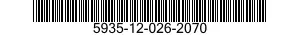 5935-12-026-2070 CONNECTOR,PLUG,ELECTRICAL 5935120262070 120262070