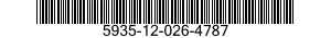 5935-12-026-4787 CONNECTOR,PLUG,ELECTRICAL 5935120264787 120264787