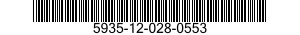 5935-12-028-0553 CONNECTOR,PLUG,ELECTRICAL 5935120280553 120280553