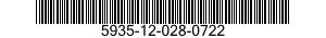 5935-12-028-0722  5935120280722 120280722