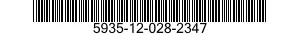 5935-12-028-2347 CONNECTOR,PLUG,ELECTRICAL 5935120282347 120282347