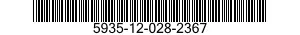 5935-12-028-2367 CONNECTOR,PLUG,ELECTRICAL 5935120282367 120282367