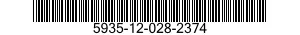 5935-12-028-2374 CONNECTOR,PLUG,ELECTRICAL 5935120282374 120282374