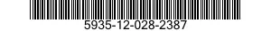 5935-12-028-2387 CONNECTOR,PLUG,ELECTRICAL 5935120282387 120282387
