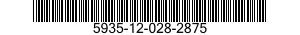 5935-12-028-2875 CONNECTOR,PLUG,ELECTRICAL 5935120282875 120282875