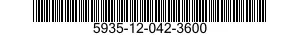 5935-12-042-3600  5935120423600 120423600