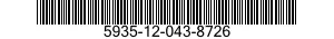 5935-12-043-8726 BACKSHELL,ELECTRICAL CONNECTOR 5935120438726 120438726