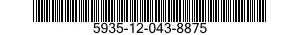 5935-12-043-8875 CONNECTOR,PLUG,ELECTRICAL 5935120438875 120438875