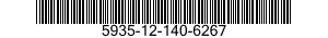 5935-12-140-6267 INSERT,ELECTRICAL CONNECTOR 5935121406267 121406267