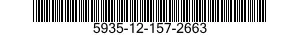 5935-12-157-2663 CONNECTOR,RECEPTACLE,ELECTRICAL 5935121572663 121572663