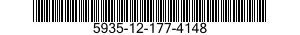 5935-12-177-4148 CONNECTOR,RECEPTACLE,ELECTRICAL 5935121774148 121774148