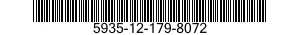 5935-12-179-8072 CONNECTOR,PLUG,ELECTRICAL 5935121798072 121798072