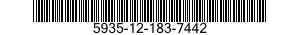 5935-12-183-7442 CONNECTOR,PLUG,ELECTRICAL 5935121837442 121837442