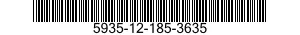 5935-12-185-3635 CONNECTOR,RECEPTACLE,ELECTRICAL 5935121853635 121853635