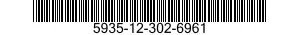 5935-12-302-6961 CONNECTOR,RECEPTACLE,ELECTRICAL 5935123026961 123026961