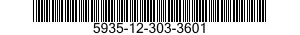 5935-12-303-3601 CONNECTOR,RECEPTACLE,ELECTRICAL 5935123033601 123033601