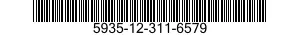 5935-12-311-6579 CONNECTOR,RECEPTACLE,ELECTRICAL 5935123116579 123116579