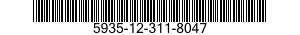 5935-12-311-8047 CONNECTOR,RECEPTACLE,ELECTRICAL 5935123118047 123118047