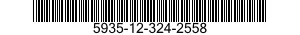 5935-12-324-2558 CONNECTOR,RECEPTACLE,ELECTRICAL 5935123242558 123242558