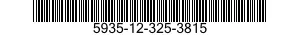 5935-12-325-3815 CONNECTOR,RECEPTACLE,ELECTRICAL 5935123253815 123253815