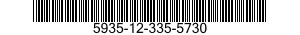 5935-12-335-5730 DUMMY CONNECTOR,PLUG 5935123355730 123355730