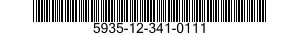 5935-12-341-0111 CONNECTOR,PLUG,ELECTRICAL 5935123410111 123410111