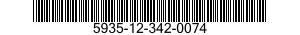 5935-12-342-0074 DUMMY CONNECTOR,PLUG 5935123420074 123420074