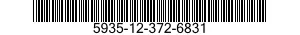 5935-12-372-6831 CONNECTOR,RECEPTACLE,ELECTRICAL 5935123726831 123726831