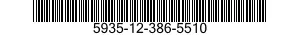 5935-12-386-5510 CONNECTOR,PLUG,ELECTRICAL 5935123865510 123865510