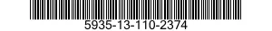 5935-13-110-2374 CONNECTOR,PLUG,ELEC 5935131102374 131102374