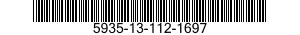 5935-13-112-1697 POLARIZING KEY,ELECTRICAL CONNECTOR 5935131121697 131121697