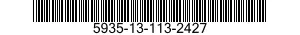 5935-13-113-2427 CONNECTOR BODY,RECEPTACLE,ELECTRICAL 5935131132427 131132427