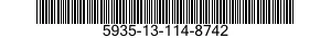 5935-13-114-8742 CONNECTOR,PLUG,ELEC 5935131148742 131148742