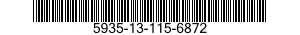 5935-13-115-6872 CONNECTOR BODY,RECEPTACLE,ELECTRICAL 5935131156872 131156872