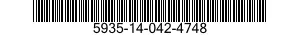 5935-14-042-4748 SOCKET,NONPLUG-IN ELECTRONIC COMPONENTS 5935140424748 140424748