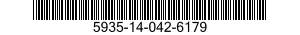 5935-14-042-6179 CONNECTOR BODY,PLUG,ELECTRICAL 5935140426179 140426179